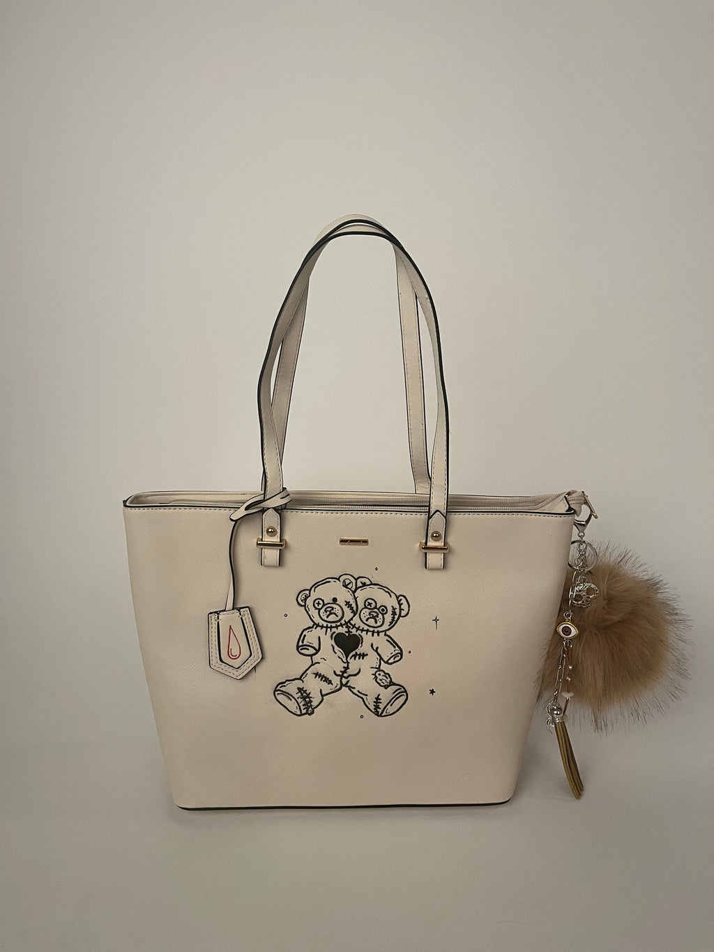 Handbag 2 Headed Bear